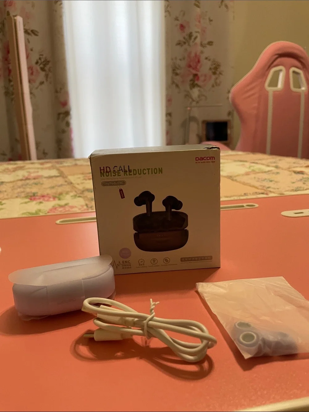 TinyPods ENC Wireless Earbuds —Purple